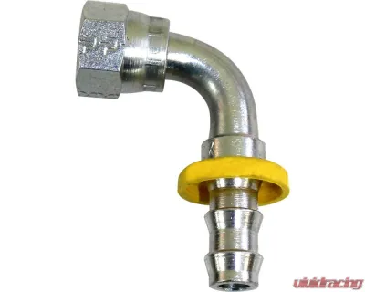 ATL Racing 3/8 ID #6 AN 90 Degree Push-Lock Hose End Fittings - TF246