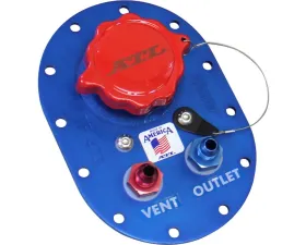 ATL Racing Aluminum 4x6 Inch Regular Tank-Fill Plate Assembly with Twist-Off Cap