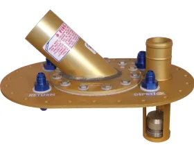 ATL Racing TF525 2-1/4 O.D 6x10 Inch Quick-Fill Plate Paddle Valve Assembly w/ TF 193A Plate
