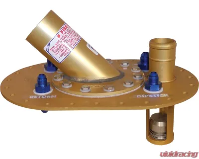 ATL Racing TF525 2-1/4 O.D 6x10 Inch Quick-Fill Plate Paddle Valve Assembly w/ TF 193A Plate - TF525