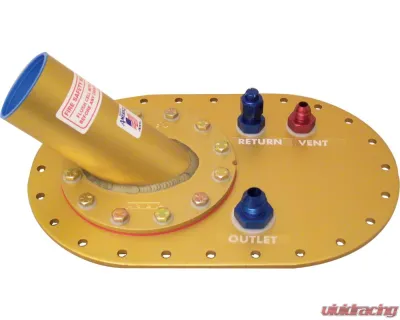 ATL Racing TF703 2-1/4 Inch O.D. Off-Set Remote-Fill Plate Paddle-Valve Assembly - TF703