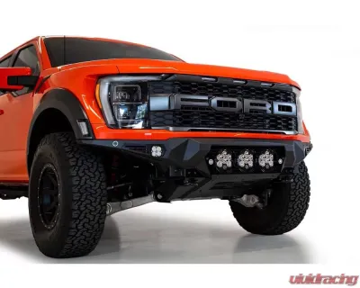 Addictive Desert Designs Bomber Front Bumper w/3 Baja Designs LP6 Light Mounts Ford Raptor | Raptor R 2021-2024 - F210014100103