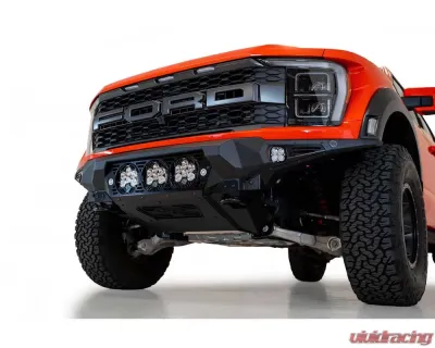 Addictive Desert Designs Bomber Front Bumper w/3 Baja Designs LP6 Light Mounts Ford Raptor | Raptor R 2021-2024 - F210014100103