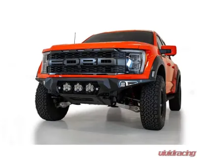 Addictive Desert Designs Bomber Front Bumper w/3 Baja Designs LP6 Light Mounts Ford Raptor | Raptor R 2021-2024 - F210014100103