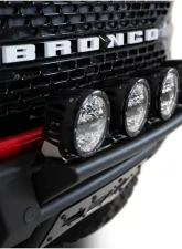2021-2025 Ford Bronco Addictive Desert Designs PRO Bolt-On Add-On Light Hoop                                     - L2357000201NA - Image 2