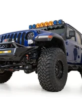 2020-2025 Jeep JL JLU JT Wrangler , Gladiator Addictive Desert Designs Stealth Fighter Front Bumper                                     - F960272110103 - Image 7