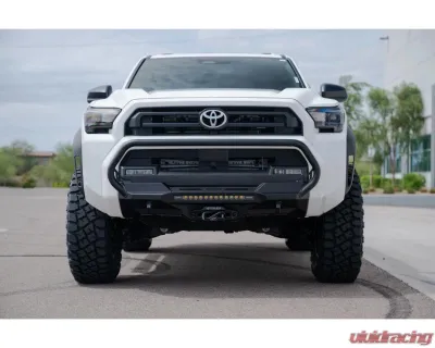 Addictive Desert Designs Stealth Center Mount Front Bumper with Top Hoop Toyota 4Runner 2025 - F710353070103