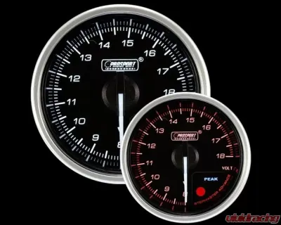 ProSport 2-1/16" Supreme Electrical Volt Gauge - 216CLSDWAVOU-R
