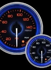 ProSport 2-1/16" Crystal Blue/White Oil Pressure Gauge                                     - 216CLSNWAOPU-R.PSI - Image 2