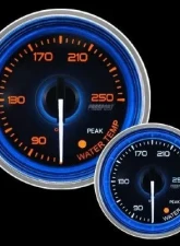 ProSport 2-1/16" Crystal Blue/White Water Temperature Gauge                                     - 216CLSNWAWTU-R.F - Image 2