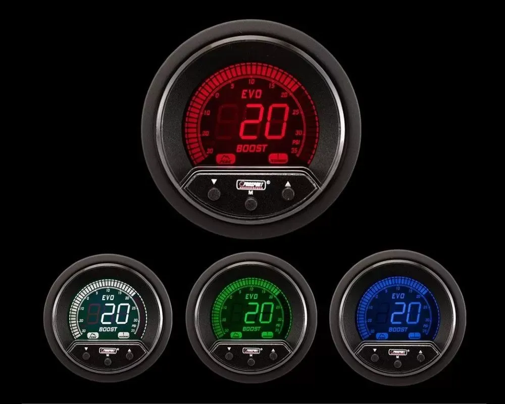 ProSport 2-1/16" Premium Evo Electrical Boost Gauge - 216EVOBO-PK-R.PSI