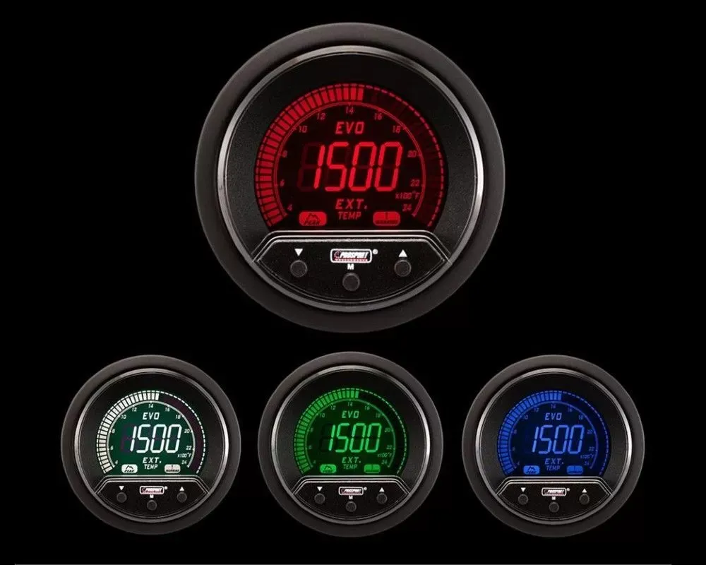 ProSport 2-1/16" Premium Evo Electrical Exhaust Gas Temperature Gauge - 216EVOEGT-PK-R.F