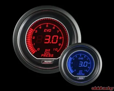 ProSport 52mm Evo Electrical Oil Pressure Gauge-BAR - 216EVOEOP-BAR