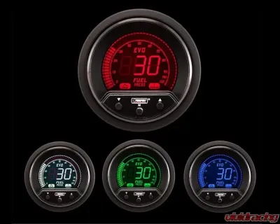 ProSport 2-1/16" Premium Evo Electrical Fuel Pressure Gauge - 216EVOFP-PK-R.PSI