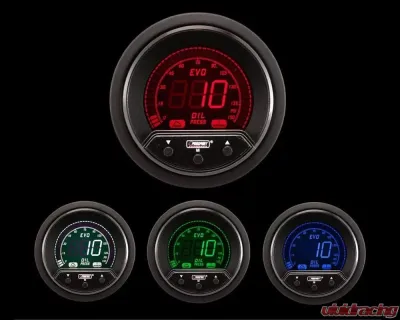 ProSport 2-1/16" Premium Evo Electrical Oil Pressure Gauge - 216EVOOP-PK-R.PSI