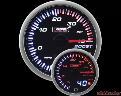 ProSport 2-1/16" JDM Electrical Boost Gauge - 216JDMBO-R.PSI