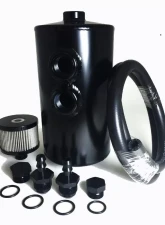 ProSport Aluminum Oil Catch Can Dual Baffle Black                                     - PSCCAN - Image 2
