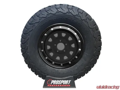 ProSport 1pcs 15" Black Simulated Beadlocks Hubcap Ring - BLS1