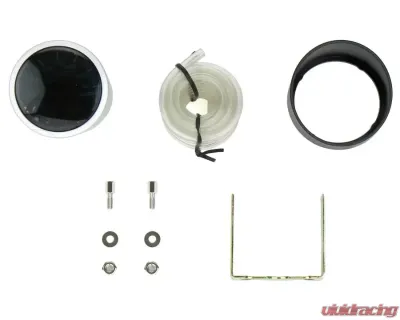 ProSport Performance Series 2-1/16" Amber / White Vacuum Gauge (Mechanical) - 216BFWAVASM.INHG
