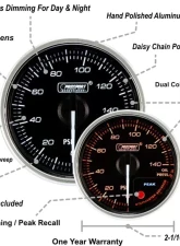 ProSport 2-1/16" Supreme Series Electrical Oil Pressure Gauge                                     - 216CLSDWAOPU-R - Image 3