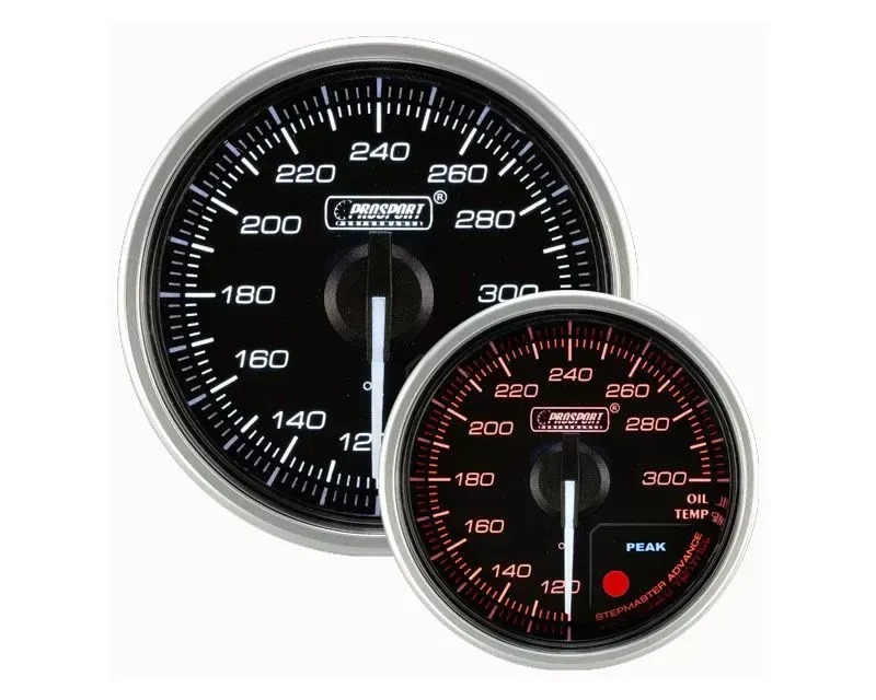 ProSport 2-1/16" Supreme Electrical Oil Temperature Gauge - 216CLSDWAOTU-R