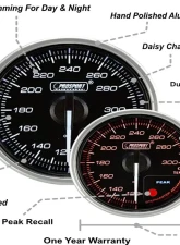 ProSport 2-1/16" Supreme Electrical Oil Temperature Gauge                                     - 216CLSDWAOTU-R - Image 3