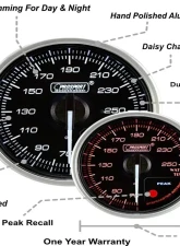ProSport 2-1/16" Supreme Series Electrical Water Temperature Gauge                                     - 216CLSDWAWTU-R - Image 3