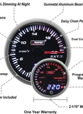 ProSport 2-1/16" JDM Electrical Exhaust Gas Temperature Gauge                                     - 216JDMEGT-R.F - Image 3