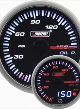 ProSport 2-1/16" JDM Electrical Oil Pressure Gauge                                     - 216JDMOP-R.PSI - Image 3