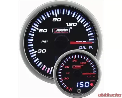ProSport 2-1/16" JDM Electrical Oil Pressure Gauge - 216JDMOP-R.PSI