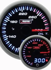 ProSport 2-1/16" JDM Electrical Oil Temperature Gauge                                     - 216JDMOT-R.F - Image 3