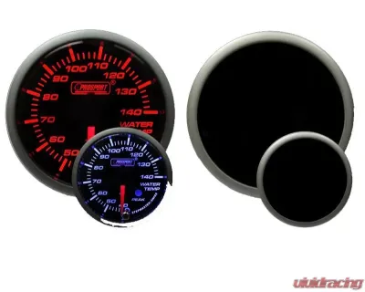 ProSport 2-1/16" Amber/White Premium Metric Water Temperature Gauge - 216SMWTSWL270-PK-C