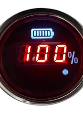 ProSport 2-1/16" Waterproof Digital Golf Cart state of Charge Meter 48 Volt                                     - 216SWVPB-WP-48V - Image 3