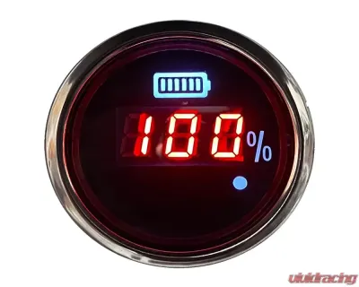 ProSport 2-1/16" Waterproof Digital Golf Cart state of Charge Meter 48 Volt - 216SWVPB-WP-48V