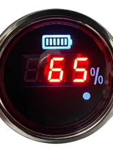 ProSport 2-1/16" Waterproof Digital Golf Cart state of Charge Meter 48 Volt                                     - 216SWVPB-WP-48V - Image 2