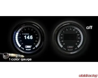 ProSport 2-1/16" Wideband Digital Air Fuel Ratio + BOOST White OLED Display - 30BOLCD4.9-WO-R