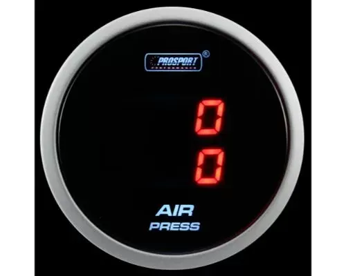 ProSport 2-1/16" Digital Dual Air Pressure Gauge - LCD Display - PSDAPLCD-RE