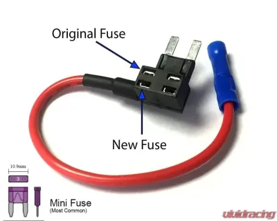 ProSport Mini Add a Circuit with 10 Amp Fuse Tap - PSFUSE10 KIT