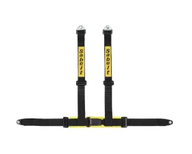 Sabelt Clubman Saloon 4-Point Bolt-On Black Harness (NON ECE Approved)