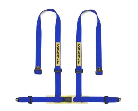 Sabelt Clubman Saloon 4-Point Blue Bolt-On Harness (ECE Approved) w/ Shoulder Pads