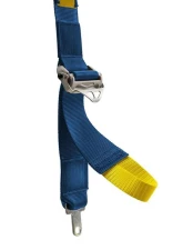 Sabelt Porsche 6-Point FIA8853-2016 Silver GT Racing Harness w/ 2 Inch Porsche Lap Mounts & Blue Long Crotch Belts                                     - CFCI12100024 - Image 2