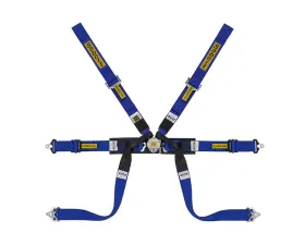 Sabelt FIA8853-2016 Steel Formula Full 2 Inch Pull Up Racing Harness w/ Blue Straps | Belts