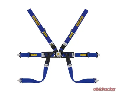 Sabelt FIA8853-2016 Steel Formula Full 2 Inch Pull Up Racing Harness w/ Blue Straps | Belts - CFCI13500064