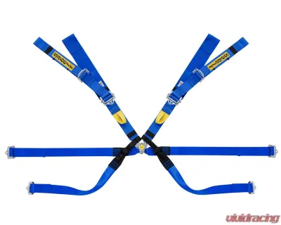 Sabelt Gold Superformula FIA8853-2016 Lightweight 8-Point Harness 2 Inch Pull Up - Blue - CFCI1397G832FU6F