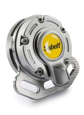 Sabelt Porsche 6-Point FIA8853-2016 Silver GT Racing Harness w/ 2 Inch Porsche Lap Mounts & Black Long Crotch Belts                                     - CFCI22100024 - Image 3