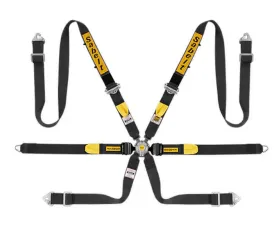 Sabelt FIA8853-2016 Enduro Gold Full Saloon 2 Inch Lap Racing Harness - Black