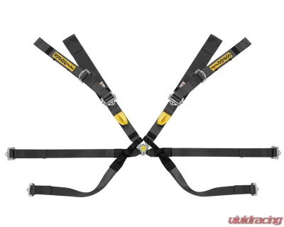 Sabelt Gold Superformula FIA8853-2016 Lightweight 8-Point Harness 2 Inch Pull Up - Black - CFCI2397G832FU6F
