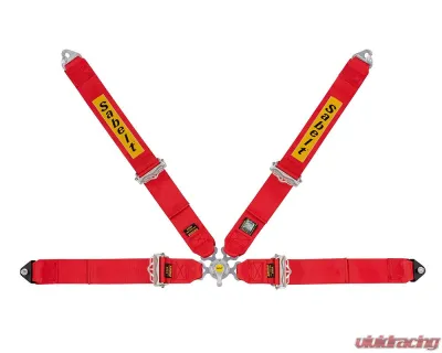 Sabelt Silver Kit Car FIA8853/1998 4-Point Harness - Red - CFCI4118A433SD4F