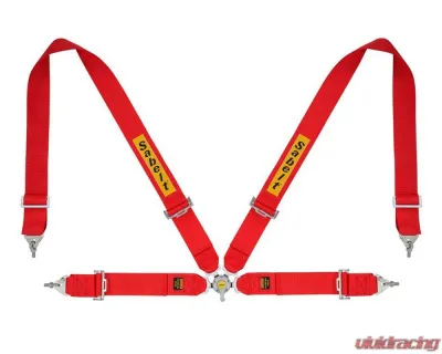 Sabelt FIA8853/1998 Steel Saloon 4-Point Harness - Red - CFCI4118S433SU4F