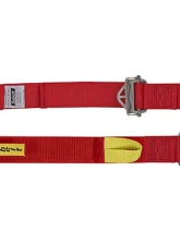Sabelt FIA8853-2016 Enduro Silver Saloon 2 Inch Double Lap Racing Harness - Red                                     - CFCI42100056 - Image 2